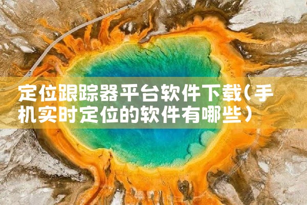 定位跟踪器平台软件下载