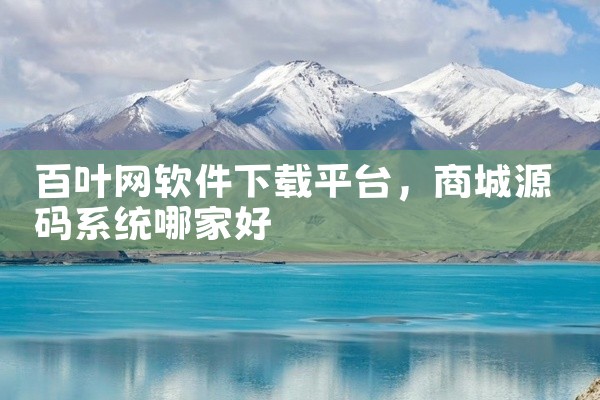 百叶网软件下载平台