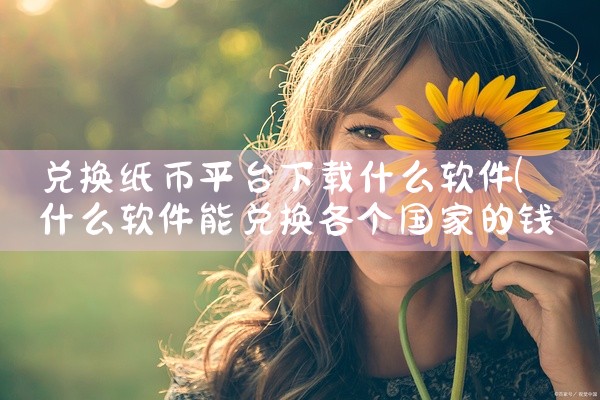 兑换纸币平台下载什么软件