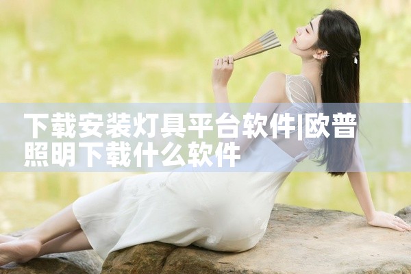 下载安装灯具平台软件
