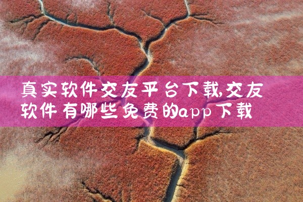 真实软件交友平台下载